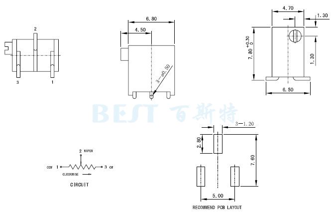 JML精密電位器3269X